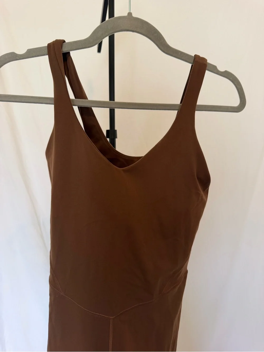 Lululemon Align Bodysuit 6” Espresso Brown Size 6 Built-In Bra